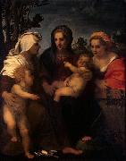 Andrea del Sarto, Madonna and Child with Sts Catherine, Elisabeth and John the Baptist